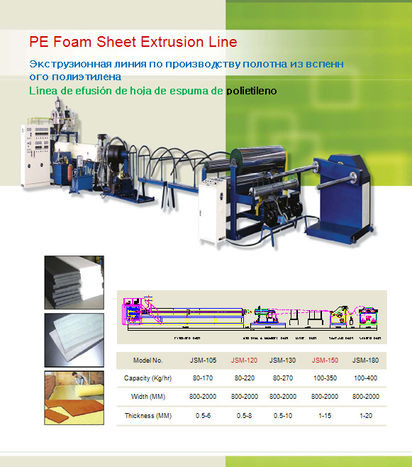 PE Foam Sheet Extrusion Line